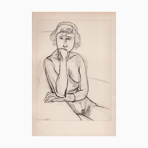 Matisse, Nude, Original Lithograph, 1920