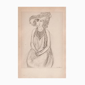 Matisse, Sitzendes Mädchen, Original Lithographie, 1920