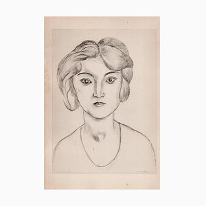 Matisse, Mädchen, Original Lithographie, 1920