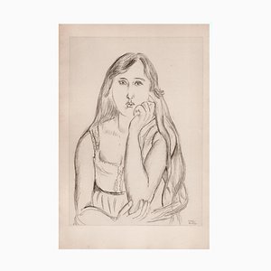 Matisse, Girl, Original Lithograph, 1920
