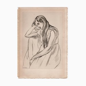 Matisse, Girl, Original Lithograph, 1920