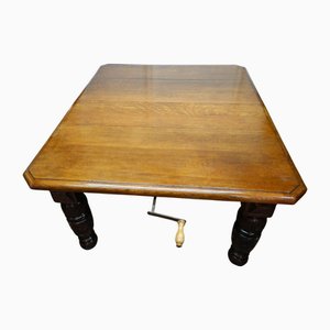 Oak Wind-Out Extending Table
