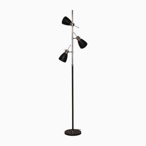 Französische Stehlampe mit 3 Leuchten von Étienne Fermigier für Monix, 1970er
