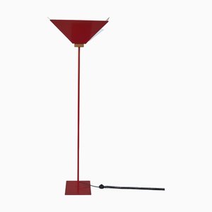 Kasuko Stehlampe aus rotem Metall, De Pas, D'Urbino und Lomazzi zugeschrieben, 1970er