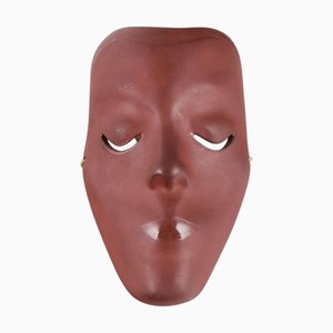 Stoneware Portrait Mask of Mary Wigman by Victor Magito for Meissen