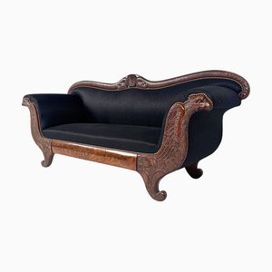 Antique French Charles X Sofa, 1820s