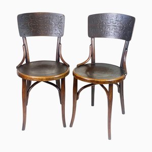 Sedie antiche di Thonet, 1880, set di 2