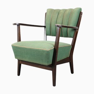 Czechoslovakian Wood Lounge Chair, 1950s