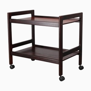 Vintage Scandinavian Teak Serving Cart from BRDR Furbo Spøttrup, 1970s