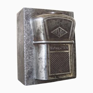 Mid-Century Modern Steel Paperweight, 1950s