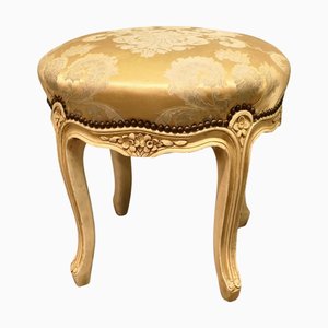 Louis XVI Style Circular Painted Boudoir Stool