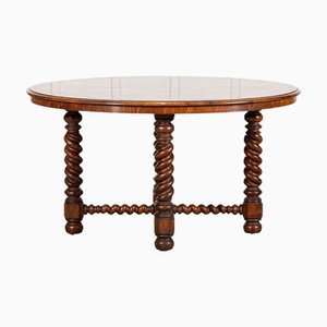 Mesa de centro inglesa de nogal Burr, 1870