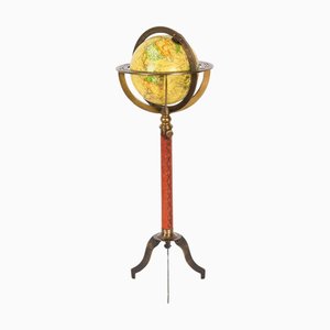 Vintage Territorial Boundary Weltkugel auf Ständer von Globe USA