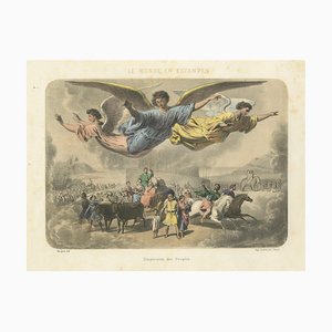 After Leloir & Fossey, Allegory of Human Dispersion, Le Monde en Estampes, 1845, Lithograph