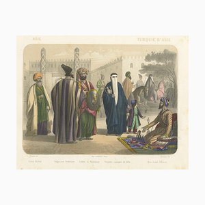 After Fossey, Persian and Armenian Figures, Asia Minor and Khorasan Costumes, 1845, Lithograph