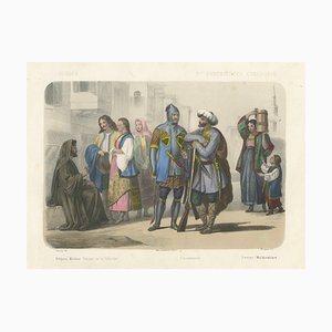 After Fossey, Moldavian and Circassian Costumes, Peoples of the Danubian Provinces, 1845, Lithograph