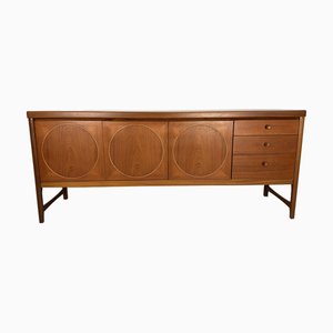 Credenza Circle vintage in teak di Nathan, anni '60