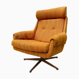Drehbarer Sessel im skandinavischen Stil, 1960er