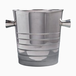 Art Deco Silver-Plated Metal Champagne Bucket from Christofle