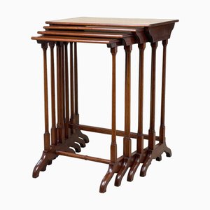 Satz Couchtische aus Mahagoni, 1860, 4er Set