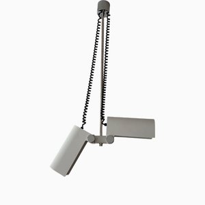 Verstellbare Mid-Century Space Age Hängelampe von Wilhelm Braun Feldweg für Doria, 1960er