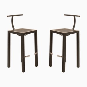 Sarapis Stools by Philippe Strack for Driade, 1980s, Set of 2