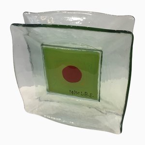 Vintage Glass Sculpture, 1990s