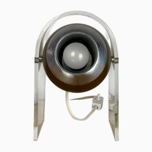 Space Age Acrylic Glass Eyeball Lamp, 1977