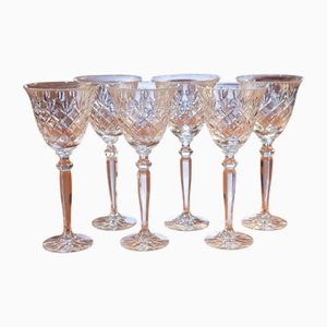 280 Ml Pineapple Glasses by Huta Szkła Julia, Set of 6