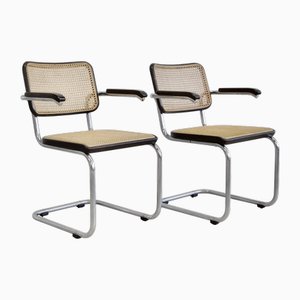 Sedie cantilever B64 vintage di Marcel Breuer per Thonet, 1989, set di 2