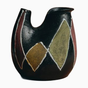 Brocca in gres testurizzato di Atelier Accolay, anni '50