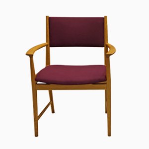 Dänischer Mid-Century Stuhl aus Eschenholz von Kai Lyngfeld Larsen für Søren Wiladsen