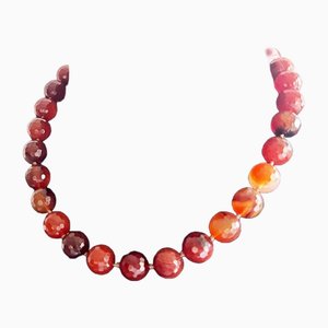 Vintage Carnelian Necklace, 1950s
