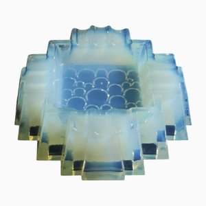 Opalescent Ashtray or Pocket Emptier from Sabino Paris, 1930s