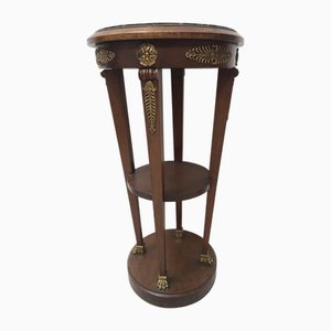 Empire Style Mahogany Side Table, 20th Century