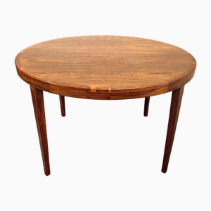 Danish Rosewood Extendable Dining Table by Kai Kristiansen, 1960s, Set of 3