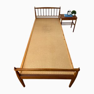 Scandinavian Teak Single Bed Frame, 1960s