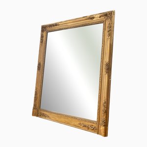 Grand Miroir Regency en Bois Doré, 19ème Siècle