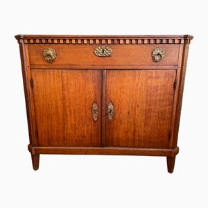 Dutch Oak 2-Door Cabinet with Drawer