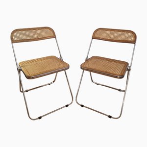 Cane Plia Stühle von Giancarlo Piretti für Castelli / Anonima Castelli, 1970er, 2er Set