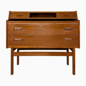 Vintage Danish Teak Secretaire by Arne Wahl Iversen for Vinde Møbelfabrik, 1960s