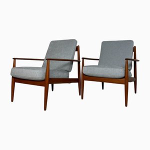 Vintage Danish Teak 118 Lounge Chair by Grete Jalk for France & Daverkosen, 1950s