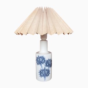 Vintage Tischlampe aus Porzellan von Kai Lange für Fog & Mørup, 1960er