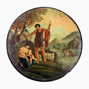 Tabacchiera in cartapesta, Francia, 1800