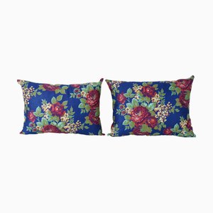 Floral Cushion Covers, 2010s, Set of 2