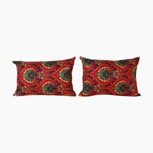 Handmade Decorative Cushion Covers, 2010s, Set of 2