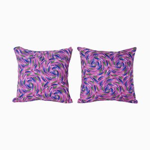 Handgefertigte Boho Kissenhüllen, 2010er, 2er Set