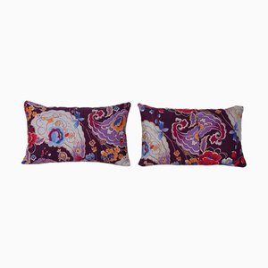 Handmade Boho Cushion Covers, 2010s, Set of 2