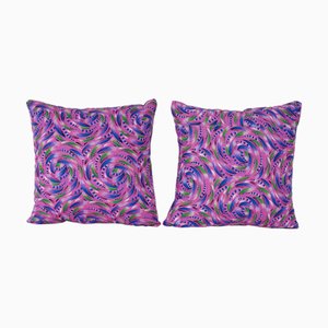 Handmade Boho Cushion Covers, 2010s, Set of 2