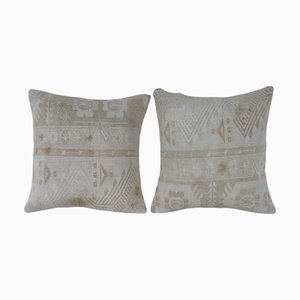 Turkish Oushak Cushion Covers, 2010s, Set of 2